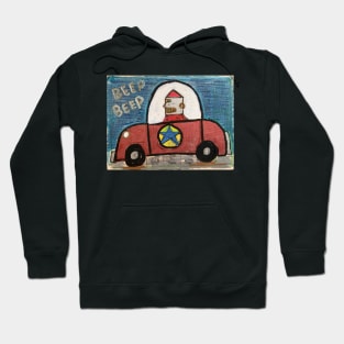 Robot car Hoodie